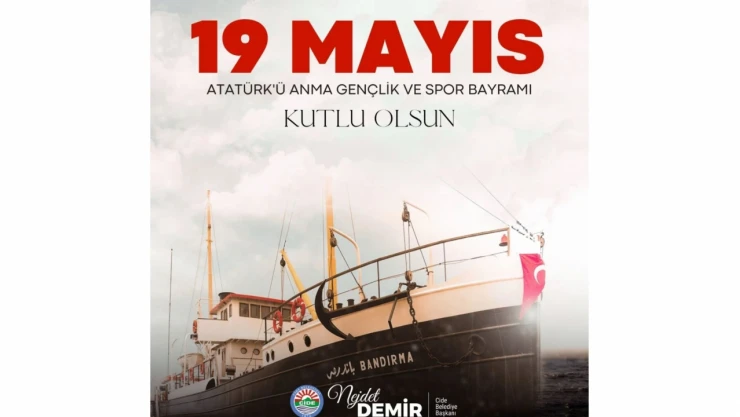 Cide Belediyesi'nden 19 Mayıs Kutlaması