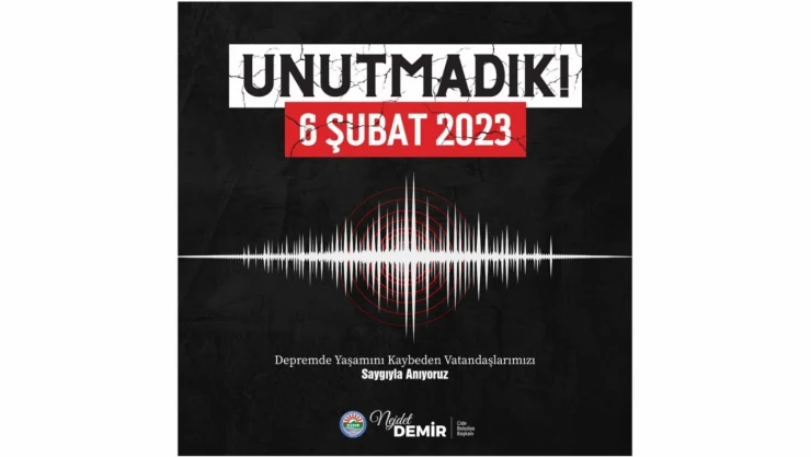 Cide Belediyesi'nden Anma Mesajı