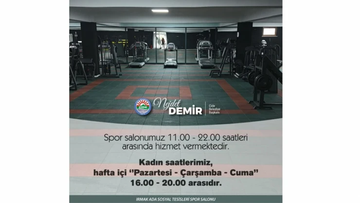 Cide Belediyesi'nden Spor Salonu Duyurusu