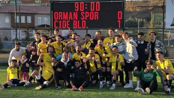 Cide Belediyespor Şampiyonluk Maçına Çıkıyor