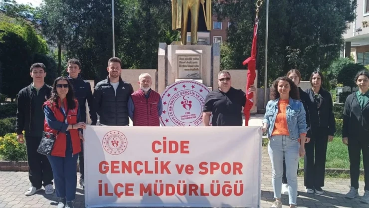 Cide'de Gençlik Haftası'nda Etkinlikler Yapıldı