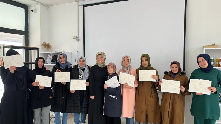 Cide'de Kur'an Kursu Tamamlandı