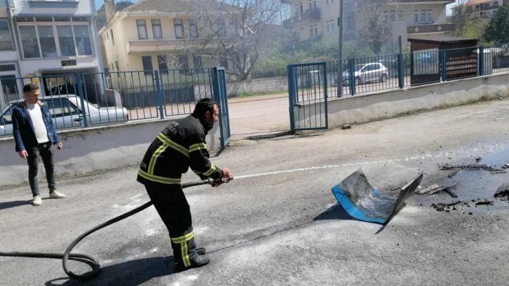 Cide'de Yangın Tatbikatı Gerçekleştirildi