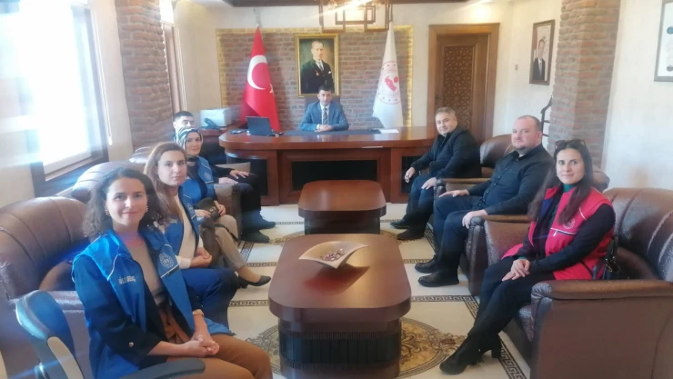 Cide Gençlik ve Spor İlçe Müdürlüğünden Kaymakam Güneş'e Ziyaret