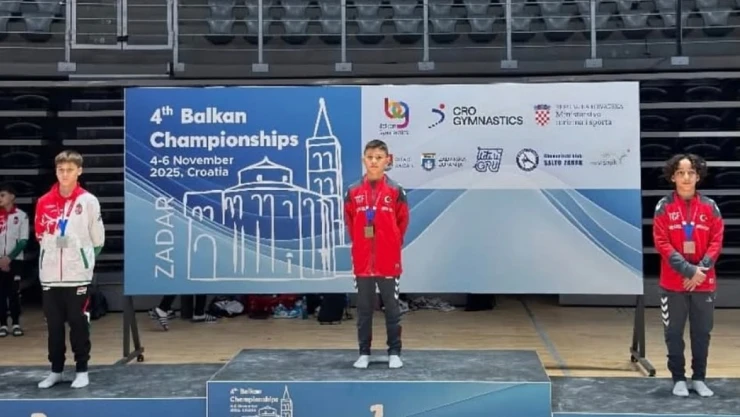 Cimnastikte Balkan Şampiyonu Oldu