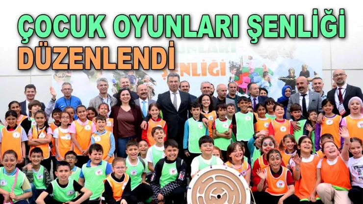 Çocuk Oyunları Şenliği Düzenlendi