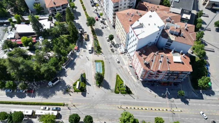 Çorum Belediyesi'nden Trafiğini Rahatlatacak Çalışma