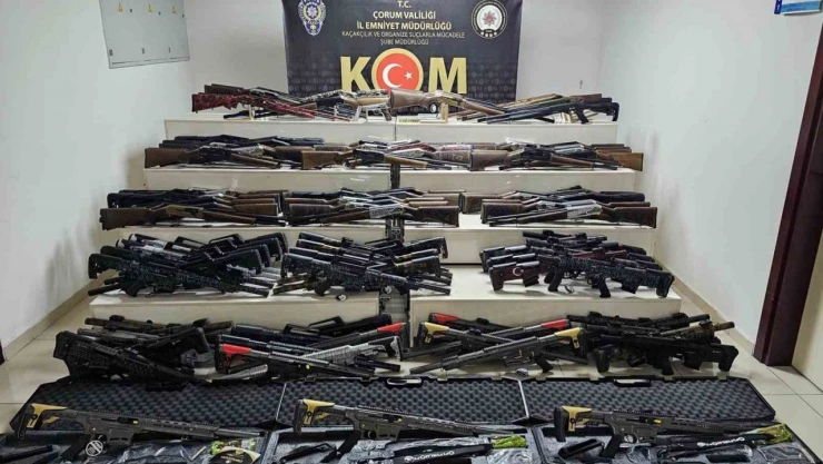 118 Adet Ruhsatsız Av Tüfeği Ele Geçirildi