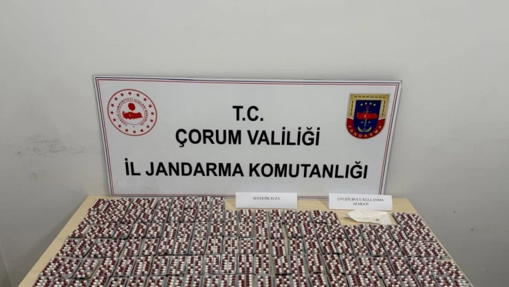 Çorum'da 3 Bin Adet Uyuşturucu Hap Ele Geçirildi