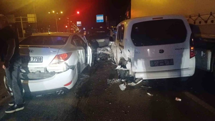 Çorum'da Zincirleme Trafik Kazası
