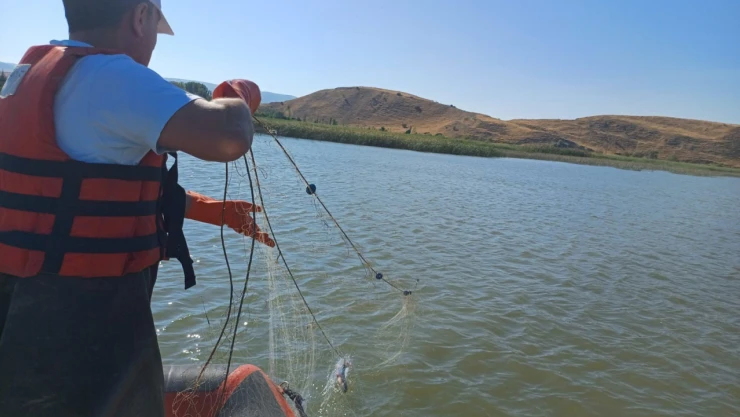Çorum'da Baraj Gölünde Kaçak Avlanan 4 Şahsa Ceza