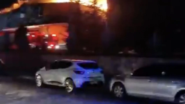 Çorum'da Fabrika Yangını