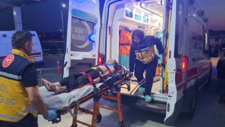 Çorum'da Otomobilin Çarptığı Yaya Yaralandı