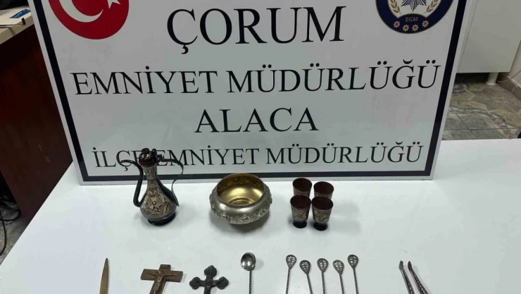 Çorum'da Tarihi Eser Operasyonu: 1 Gözaltı