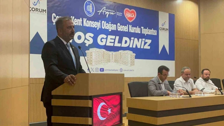 Çorum Kent Konseyi Olağan Genel Kurulu Yapıldı
