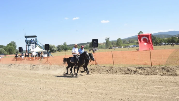 Daday'da 30 Ağustos Zafer Bayramı'nda Geleneksel At Yarışları Düzenlendi