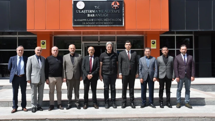 Daday Kaymakamlığı Karayolları Bölge Müdürü İle Görüştü