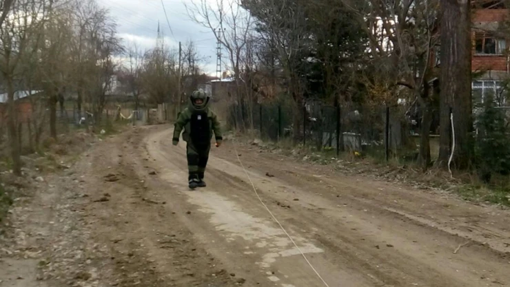 Daday'da şüpheli paket korkuttu