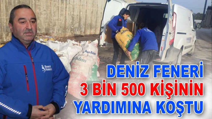 Deniz Feneri 3 Bin 500 Kişinin Yardımına Koştu