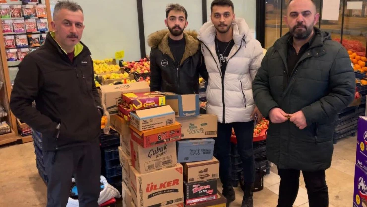 Depremzedeler için el ele verdiler