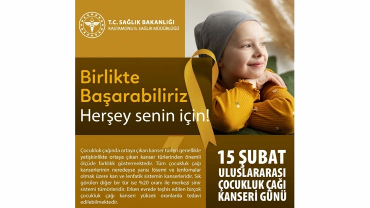 Derdiyok'tan Çocukluk Çağı Kanserleri Bilgilendirmesi