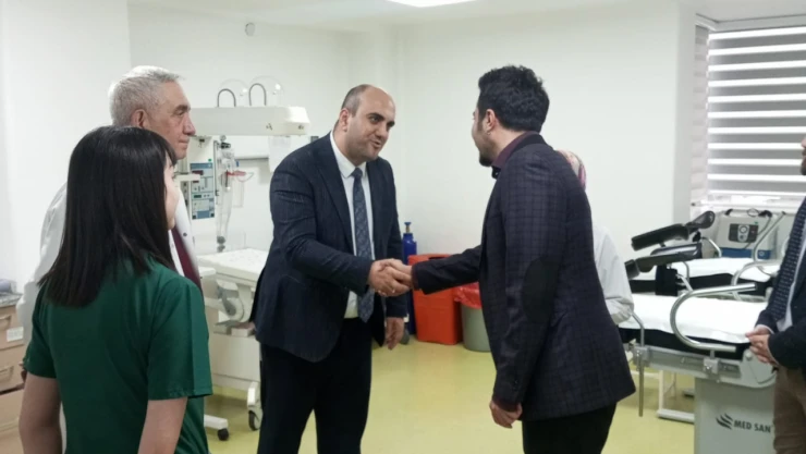 Derdiyok'tan, Özel Nefes Hastanesi'ne Ziyaret