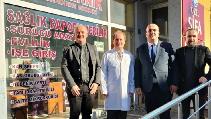 Derdiyok'tan Özel Şifa Polikliniği'ne Ziyaret