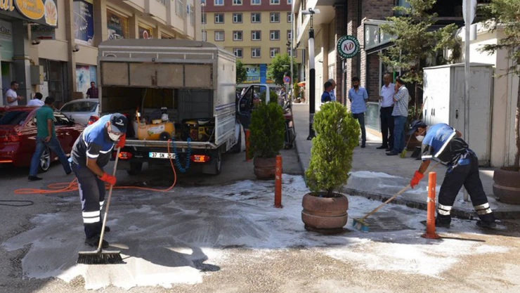 Dezenfekte çalışması yapıldı