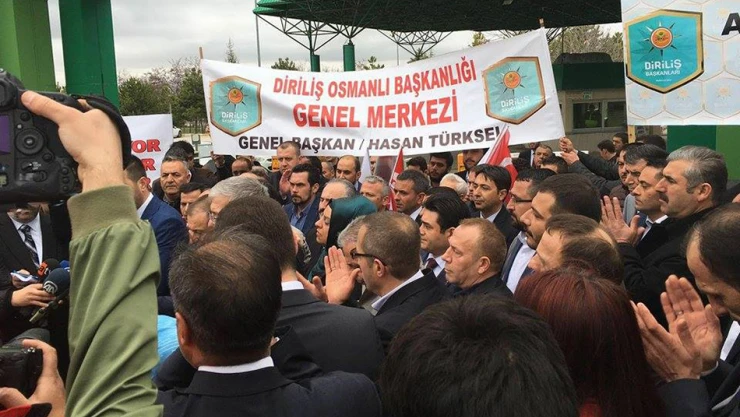 Diriliş'ten Anayasa Mahkemesi'ne protesto