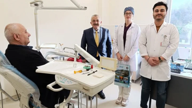 Doğanyurt Belediye Başkanı Kaya'dan Diş Hekimi Tunuslu'ya Ziyaret