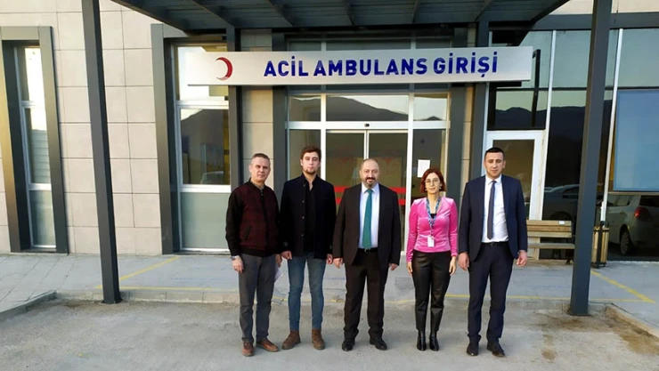 Dr. Kutlu, Cide Devlet Hastanesi'ni inceledi