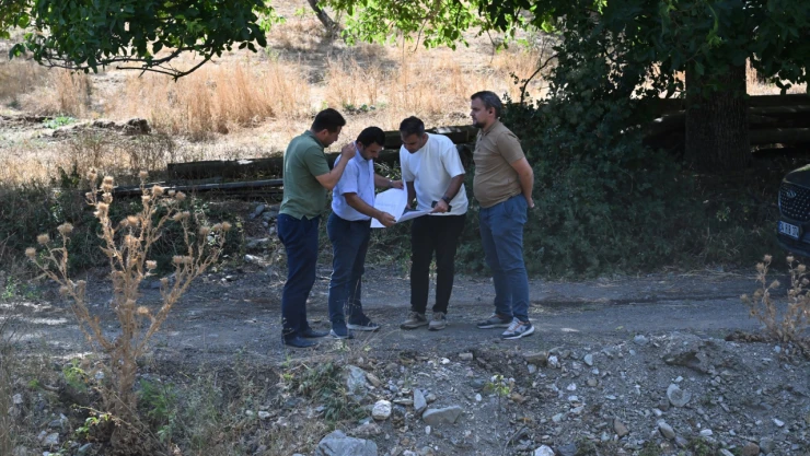 DSİ Bölge Müdürü Yasin Devrim Hanönü'nde İncelemelerde Bulundu