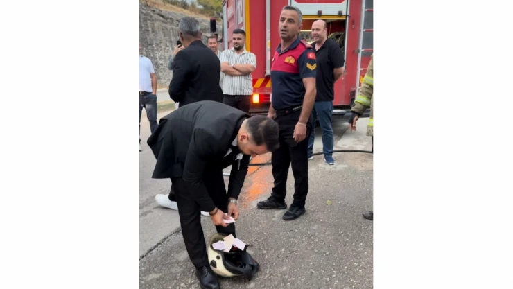 Düğün Konvoyuna Sürpriz