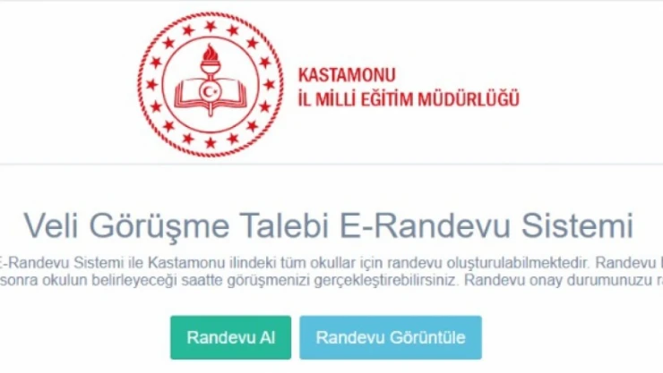 E-Randevu Sistemi Faaliyete Geçti