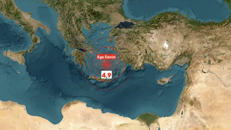 Ege Denizi'nde Deprem!