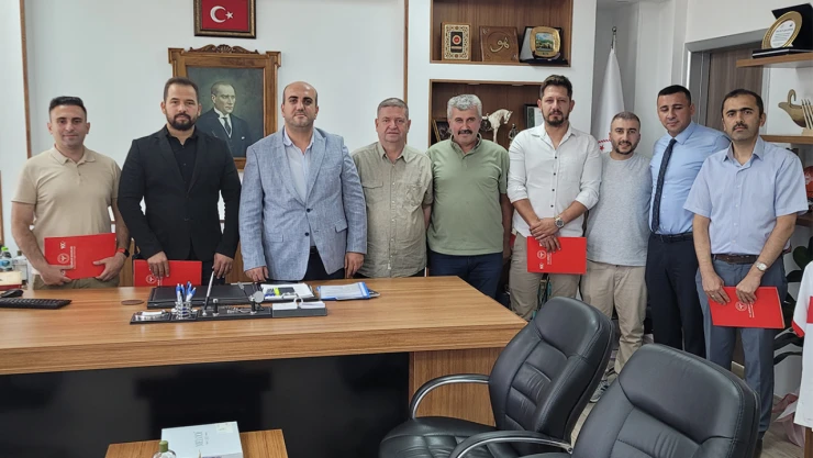 Eğitmenlere Teşekkür Belgeleri Verildi