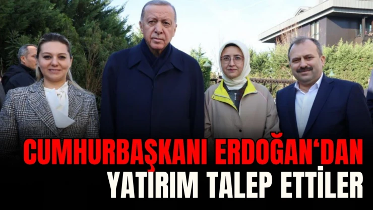 Ekmekci ve Uluay Cumhurbaşkanı Erdoğan ile Görüştü