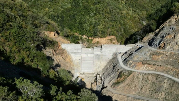 Eldeş Göleti yapım çalışmalarda sona gelindi