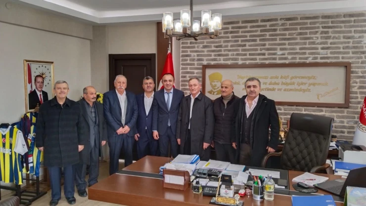 Emekliye Ayrılan Personelden Veda Ziyareti