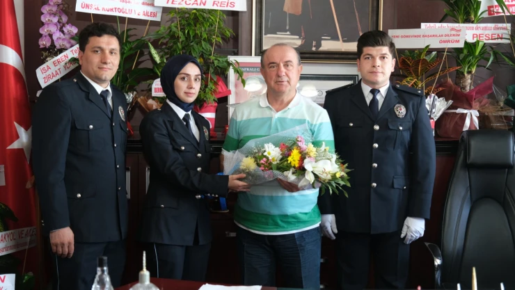 Emniyet'ten Başkan Uzuner'e Ziyaret