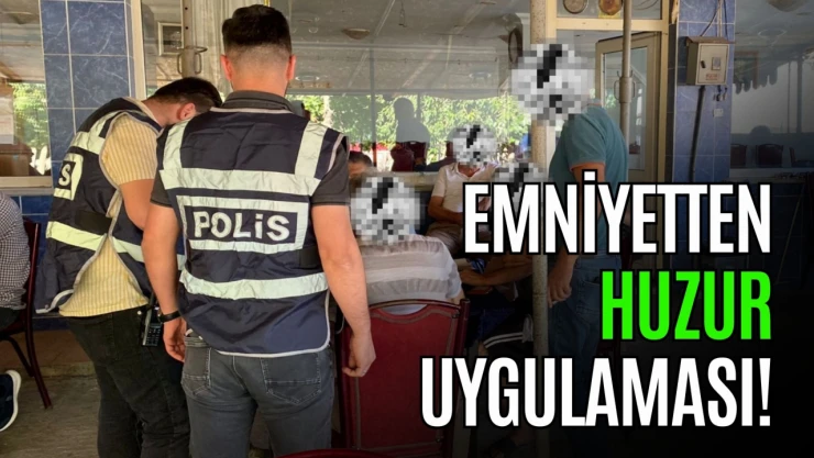 Emniyetten Huzur Uygulaması!