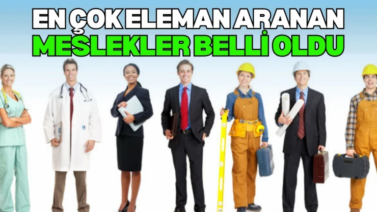 En Çok Eleman Aranan Meslekler Belli Oldu