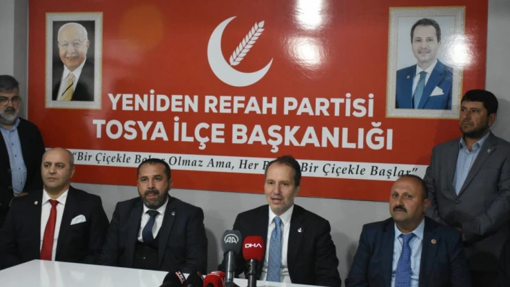 Erbakan, Tosya'dan İslam ülkelerine seslendi