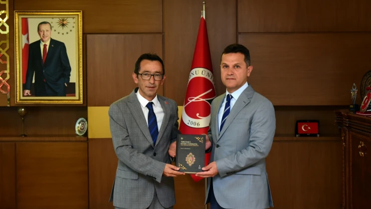 Erdal Arslan'dan Rektör Topal'a Ziyaret