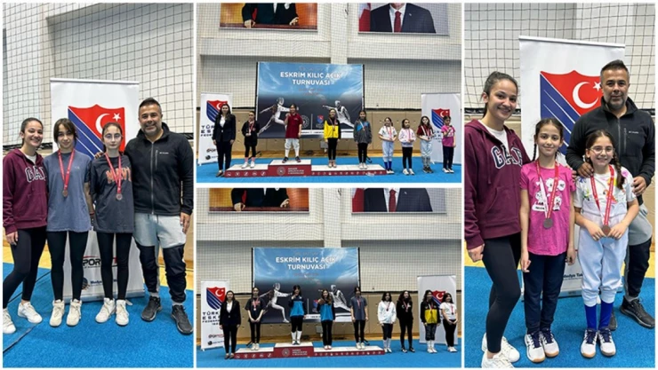 Eskrimde 4 Madalya Getirdiler
