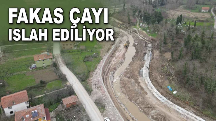Fakas Çayı Islah Ediliyor