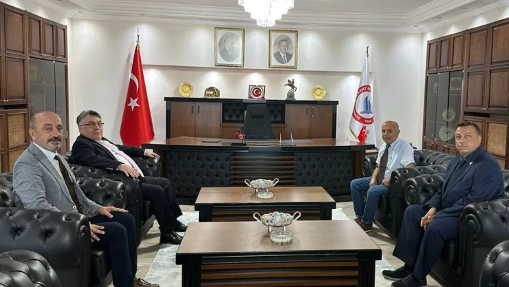 FEDEK Başkanı Prof. Dr. Sakallıoğlu'ndan BEUN Rektörü Prof. Dr. Özölçer'e Ziyaret