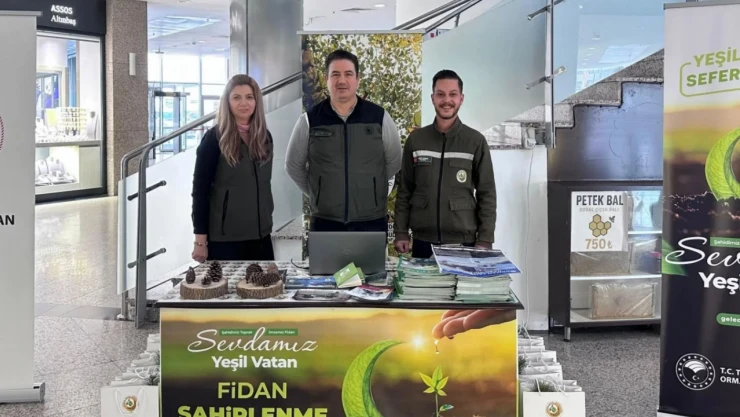 Fidan Sahiplendirme Standı Açıldı