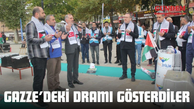 Gazze'deki Dramı Gösterdiler