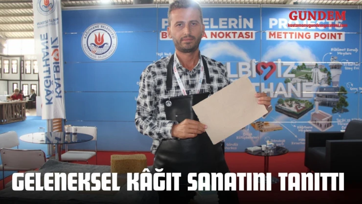 Geleneksel Kâğıt Sanatını Tanıttı
